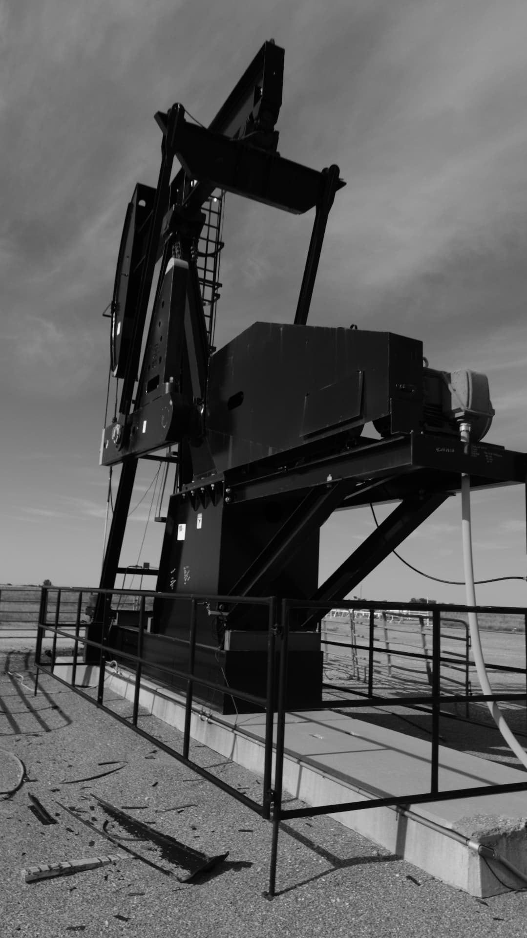 Pumping unit at the H1VE position near Anthony, Harper County, Kansas